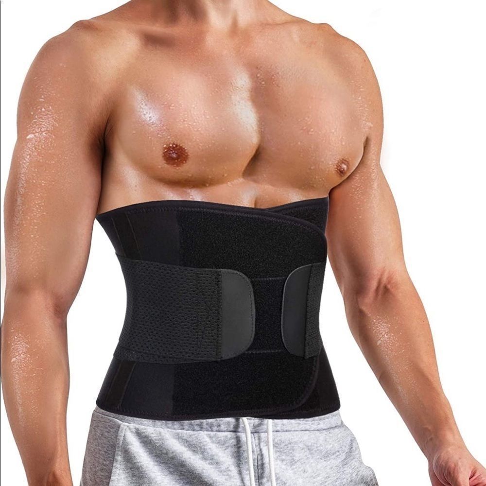 NWT - PWRBODY Tummy Control Waist Trimmer 6ack Ab Belt